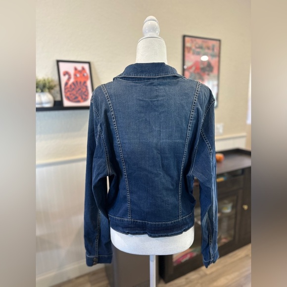 Torrid Denim Jean Jacket Women's XXL Dark Wash - Picture 7 of 8